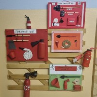 Выставка пожарных щитов